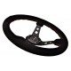 NRG 350mm Sport Steering Wheel (3" Deep) - Suede 
